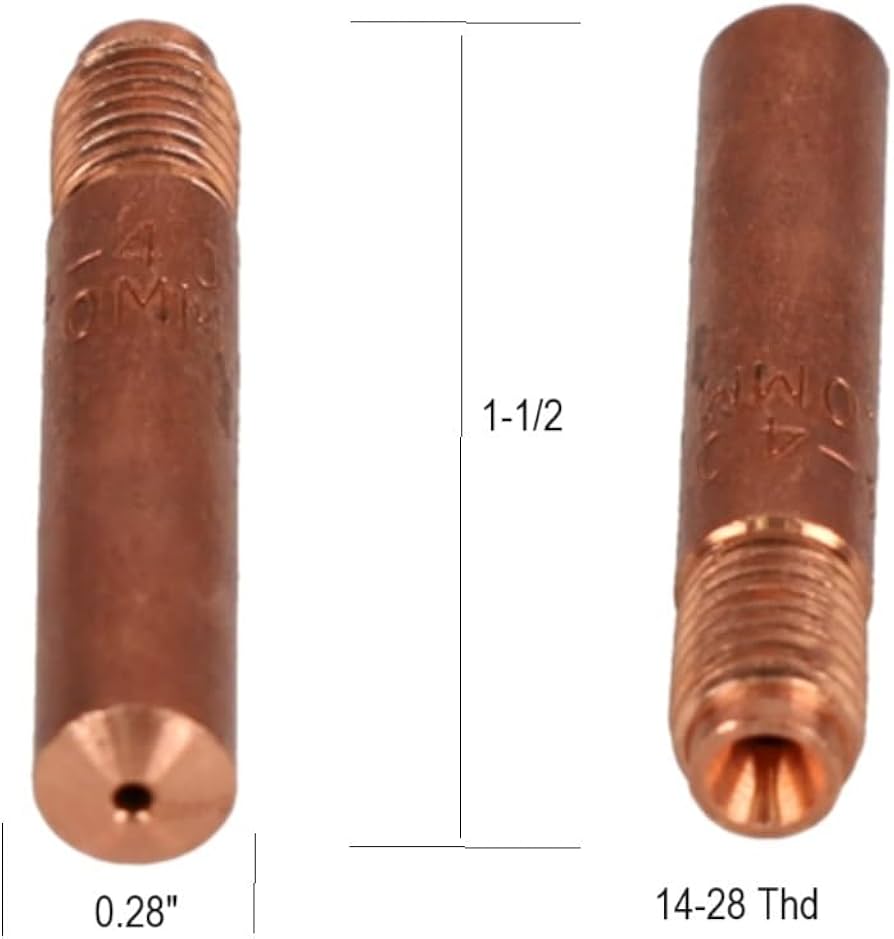 Picture of Brighton Best 14H-35 Contact Tip Heavy Duty 280 Amp Air-Cooled,400 Amp Air-Cooled